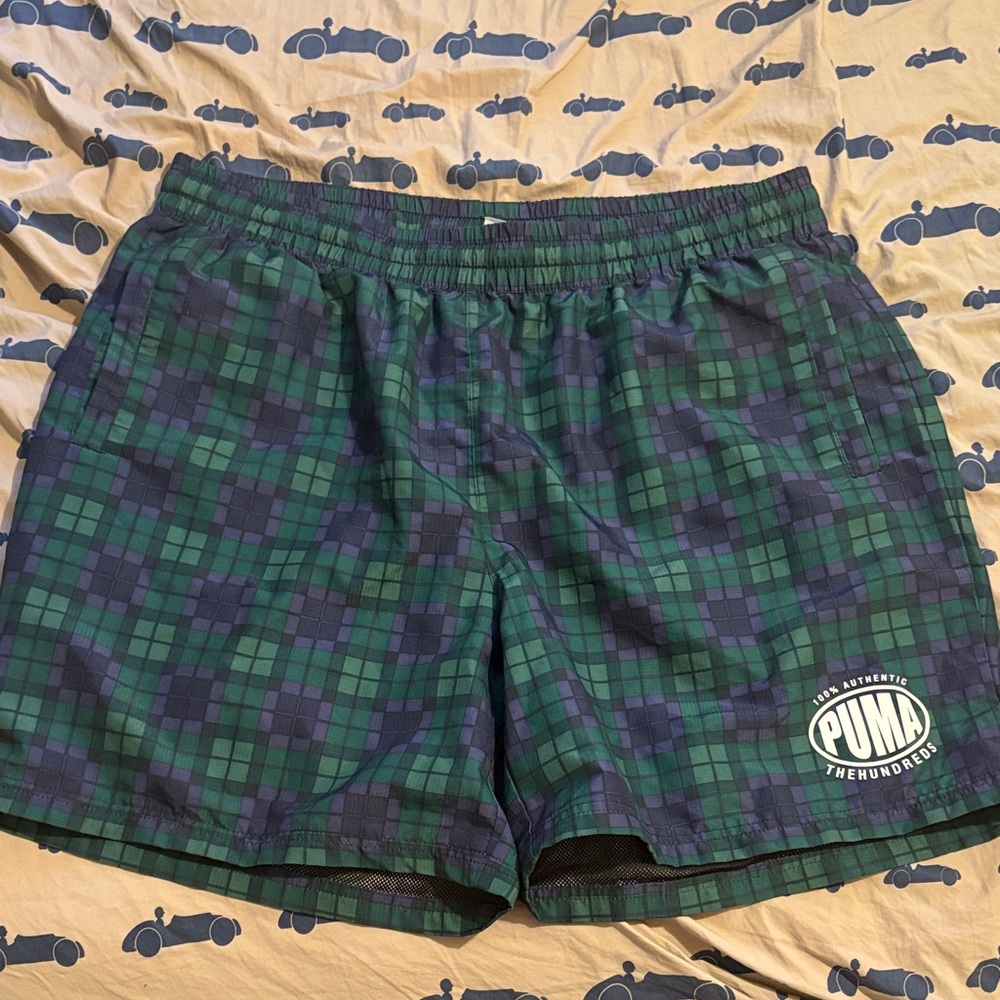 Puma The Hundreds Collab Tartan Shorts